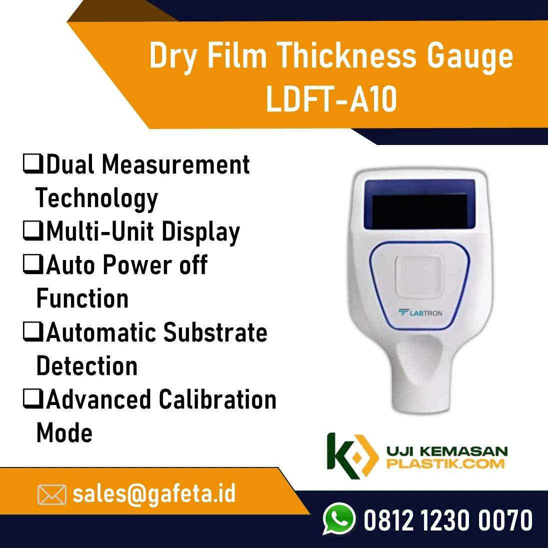 Jual Dry Film Thickness Gauge LDFT-A10